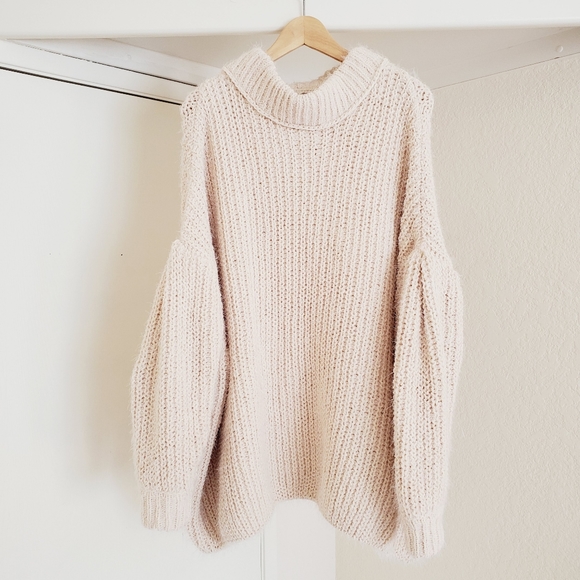 NEW FREE PEOPLE OASIS OVERSIZED TUNIC SWEATER - Picture 6 of 7